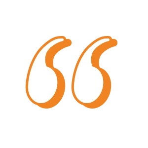 Quote Marks Orange quote marks.